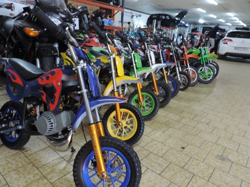 MINI-MOTOS CAMBIO AUTOMATICO DE 49 CC INFANTIL