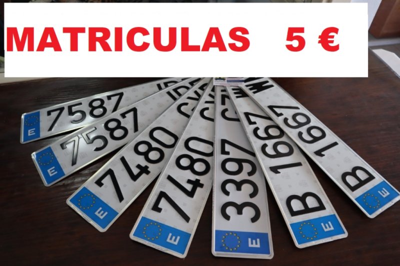 A PRECIOS ANTICRISIS MATRICULAS EN ALMENDRALEJO TURISMOS, FURGONETAS Y REMOLQUES  PARA TODOS LOS VEHICULOS